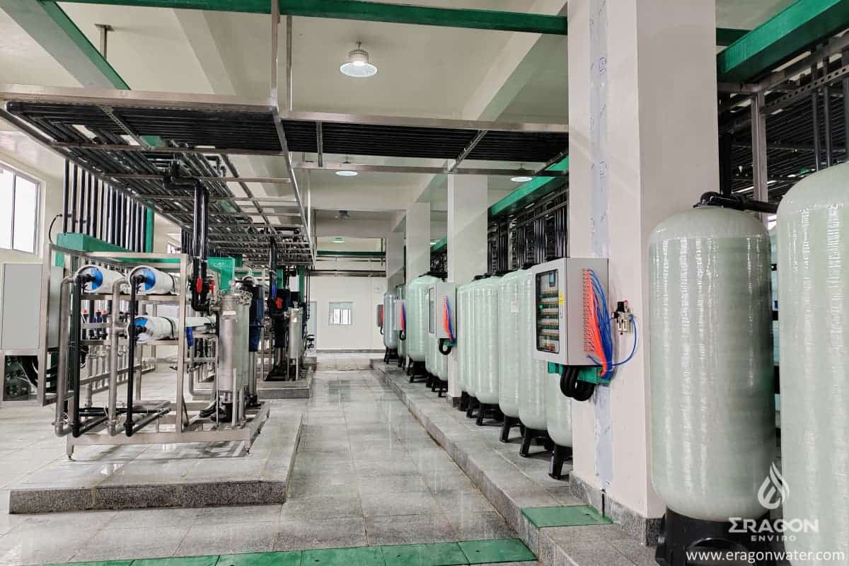 Electroplating Wastewater Reuse System Equipment Area