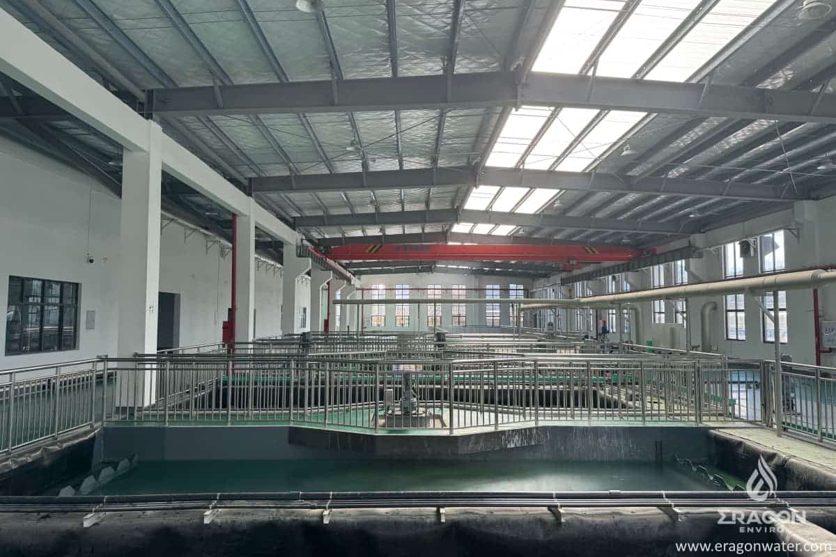 Battery Anode Material Wastewater Equalization And Treatment Basin