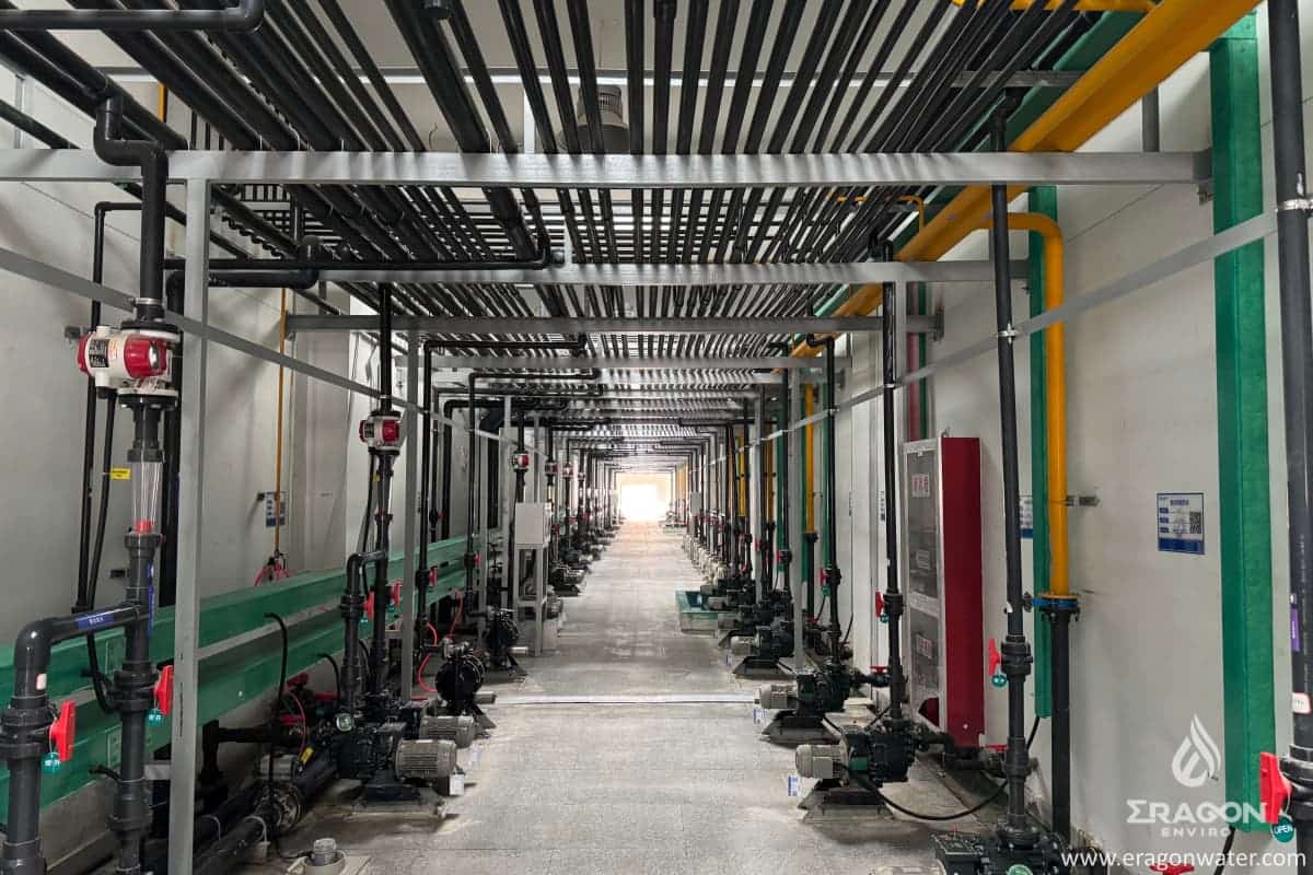 Station d'épuration centrale du parc industriel de traitement de surface