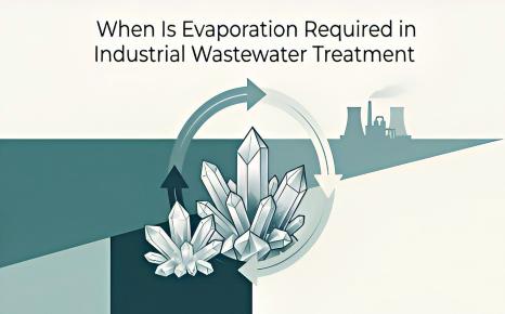 Quand l'évaporation est-elle nécessaire dans le traitement des eaux usées industrielles ?