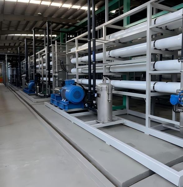 Industrial water recycling system for new energy wastewater treatment