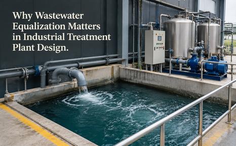 Why Wastewater Equalization Matters in Industrial Treatment Plant Design